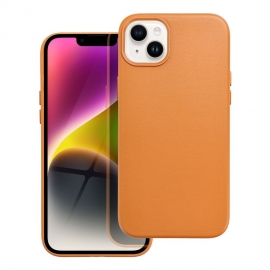 Leather Mag Cover Case iPhone 14 Plus - Orange