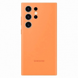 Samsung Silicone Cover Galaxy S23 Ultra Orange