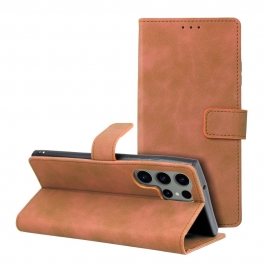 Forcell Tender Book Case Samsung Galaxy S23 Ultra - Brown