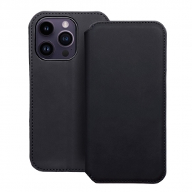Dual Pocket Book Case iPhone 14 Pro - Black