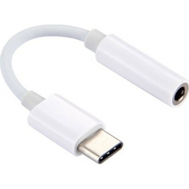 POWERTECH Καλώδιο USB Type-C (M) σε 3.5mm Jack (F),CM119B,White