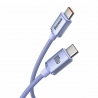 Baseus Crystal Shine Series PD Cable Type-C to Type-C 100W 2m Lilac