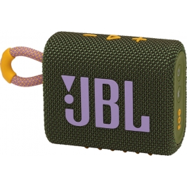 JBL Bluetooth Speaker GO3 Waterproof - Green (JBLGO3GRN)