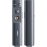 Baseus Orange Dot Wireless Presenter , Laser Pointer (Red Laser)- Grey (ACFYB-B0G)