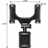 XO C70 Rearview Mirror Car Holder - Black
