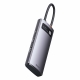 Baseus Multifunctional HUB Docking Station Metal Gleam Series 6 in 1 Type-C to HDMI+USB 3.0 Gray