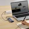 Baseus Multifunctional HUB Docking Station Metal Gleam Series 6 in 1 Type-C to HDMI+USB 3.0 Gray