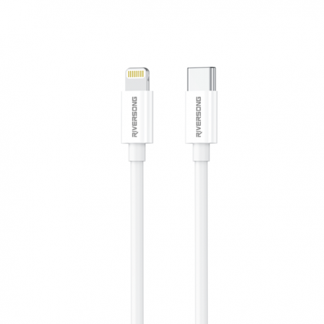 Riversong Cable Lightning to Type-C 3A 27W Lotus 08 1m White
