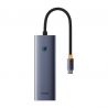 Baseus Multifunctional HUB Docking Station UltraJoy Series 4 in 1 Type-C to 3 x USB 3.0+RJ45 Space