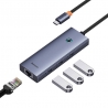 Baseus Multifunctional HUB Docking Station UltraJoy Series 4 in 1 Type-C to 3 x USB 3.0+RJ45 Space