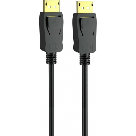 POWERTECH καλώδιο DisplayPort 1.2 CAB-DP045, 4K/60Hz, copper, 2m, μαύρο