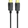 POWERTECH καλώδιο DisplayPort 1.2 CAB-DP045, 4K/60Hz, copper, 2m, μαύρο