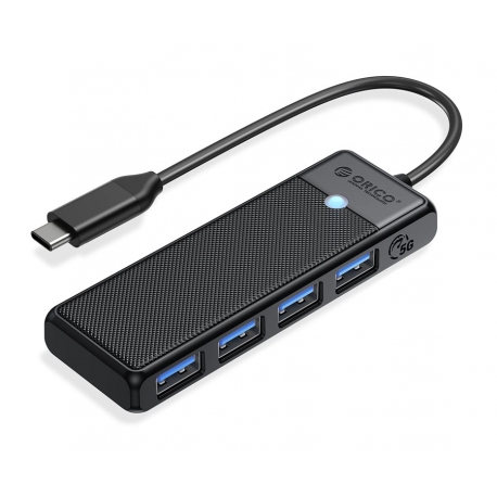 ORICO USB-C hub PAPW4A-C3 με 4x USB θύρες, 5Gbps, μαύρο