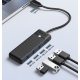 ORICO USB-C hub PAPW4A-C3 με 4x USB θύρες, 5Gbps, μαύρο