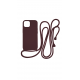 Vivid CrossBody Cover Apple iPhone 15 Wine Red