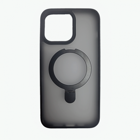 Vivid Magsafe Ring Stand Case Apple iPhone 15 Pro Black