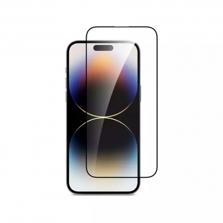 Vivid Full Face Tempered Glass Apple iPhone 15 Pro Max Black