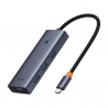 Baseus Multifunctional HUB Docking Station UltraJoy Series 5 in 1 Type-C to HDMI4K@30Hz+USB 3.0 Space Grey
