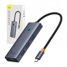 Baseus Multifunctional HUB Docking Station UltraJoy Series 5 in 1 Type-C to HDMI4K@30Hz+USB 3.0 Space Grey