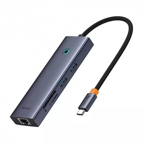 Baseus Multifunctional HUB Docking Station UltraJoy Series 7 in 1 Type-C to HDMI4K@60Hz+USB3.0+PD+RJ+ SD/TF3.0