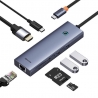 Baseus Multifunctional HUB Docking Station UltraJoy Series 7 in 1 Type-C to HDMI4K@60Hz+USB3.0+PD+RJ+ SD/TF3.0