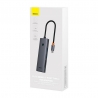 Baseus Multifunctional HUB Docking Station UltraJoy Series 7 in 1 Type-C to HDMI4K@60Hz+USB3.0+PD+RJ+ SD/TF3.0