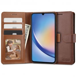 Tech-Protect Wallet Case Samsung Galaxy A34 5G - Brown