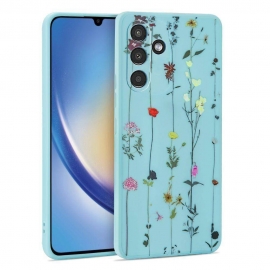 Tech-Protect Mood Case Samsung Galaxy A34 5G - Garden Blue