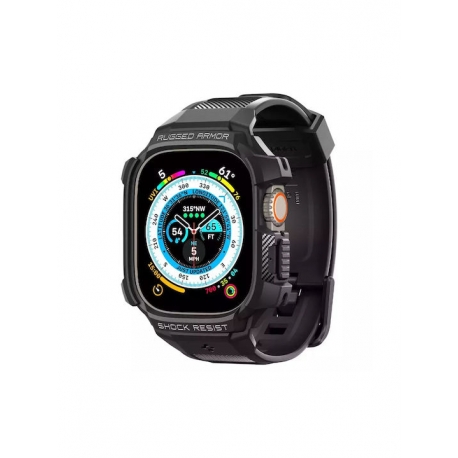 Spigen Rugged Armor Pro Apple Watch Ultra 49mm - Black (ACS05460)