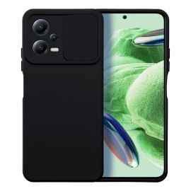 Slide Silicone Case Xiaomi Redmi Note 12 5G - Black