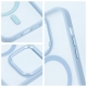 Matte Mag Cover case compatible with MagSafe for IPHONE 15 blue
