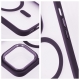 Matte Mag Cover case compatible with MagSafe for IPHONE 15 purple