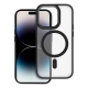 Matte Mag Cover case compatible with MagSafe for IPHONE 15 PRO black