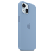 Apple iPhone 15 Silicone Case with MagSafe Winter Blue