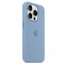 Apple iPhone 15 Pro Silicone Case with MagSafe Winter Blue