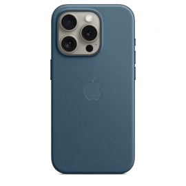 Apple iPhone 15 Pro FineWoven Case with MagSafe Pacific Blue