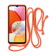 Vivid Silicone Lace Cover Samsung Galaxy A14 4G/5G Orange