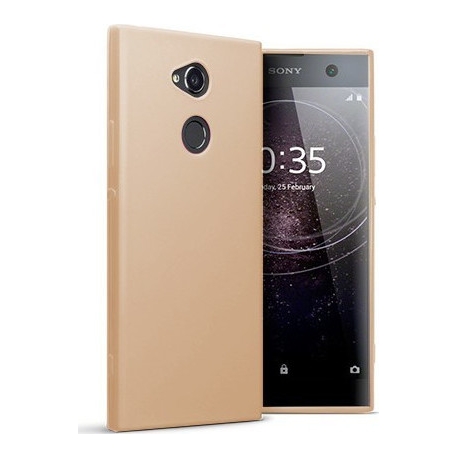 OEM Jelly Case Flash Mat - Sony Xperia XA2  - Gold