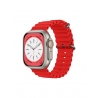Τechsuit Watchband W038 Silicone Strap Apple Watch Ultra2/Ultra1/SE/9/8/7/6/5/4 (49/45/44mm) - Red
