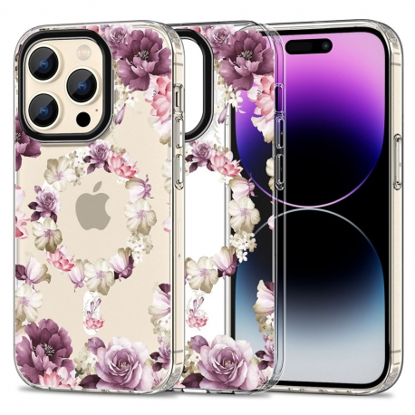TECH-PROTECT MAGMOOD MAGSAFE IPHONE 15 PRO MAX - ROSE FLORAL