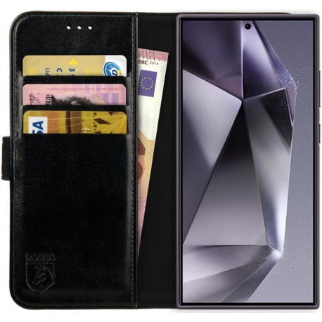 Rosso Element Book Case Samsung Galaxy S24 Ultra - Black