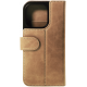 Rosso Elite MagSafe Book Case Apple iPhone 15 Pro - Light Brown