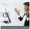 Veger Y9 3 in 1 Wireless Charging Station - Qi Smartphone/ Airpods/ Apple Watch - Tarnish Grey