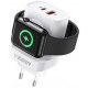 Veger Panel PD Multifunctional Wall Charger Fast Adapter 3 in 1 - Apple Watch/ 1x Type-C/ 1 x USB-A - 20W - White
