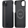 Pitaka Fusion Weaving MagEZ Case 4 MagSafe  Aramid Fiber Body Apple iPhone 15 Plus - 0.95mm - 600D - Rhapsody