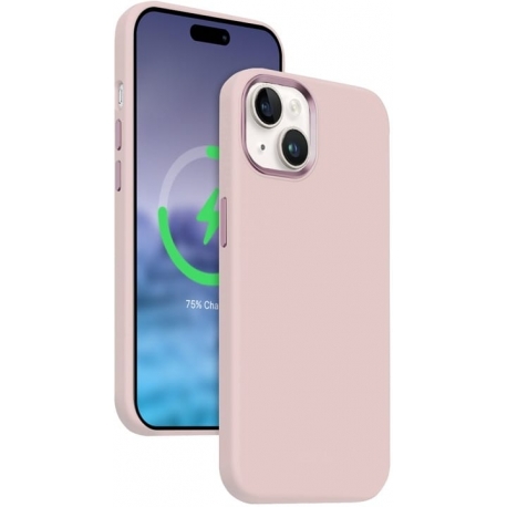 Crong Color Cover Lux Magnetic MagSafe Premium Apple iPhone 15 Plus - Pink