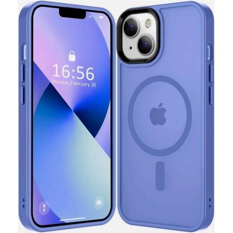HappyCase MagSafe Apple iPhone 15 Plus - Matte Blue