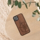 KWmobile TPU Bumper Apple iPhone 15 Plus - Walnut  Navigational Compass