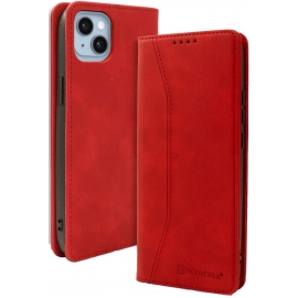 Bodycell Book Case Apple iPhone 15 Plus - Red