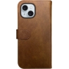 Rosso Element Book Case Apple iPhone 15 - Brown